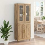  Highboard 2 kom. Umjetnički hrast 69,5 x 34 x 180 cm | shoptok.hr
