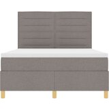  Krevet s podnicom i madracem taupe 140x200 cm Tkanina | shoptok.hr