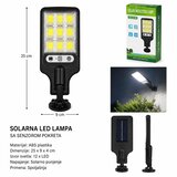 KMT Solarna LED lampa 108COB, Crna | Eponuda.com