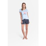Henderson Ladies Tickle Pajamas 38896-50X Blue-Navy Blue-Navy