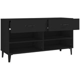 Ormarić Omarica za čevlje črna 102x35x55 cm inženirski les, (20709705) | Shoptok.si