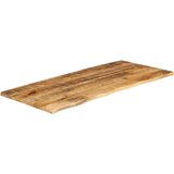 Stolna ploča 140x60x2 5 cm masivno drvo manga sa živim rubom | shoptok.hr