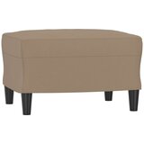 3-dijelni set sofa s jastucima boja cappuccina od umjetne kože | shoptok.hr