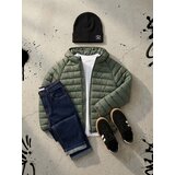 Sinsay Prošivena najlonska puffer jakna s kapuljačom | shoptok.hr