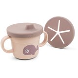 Done By Deer Šolja Snack Spout Foodie Wally, Roze | ePonuda.com