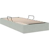  Krevet s od storage Svijetlo siva 100 x 203 cm Baršun | shoptok.hr