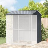 vidaXL Avijar za ptice Antracit 215x210x247 cm Čelik | shoptok.hr