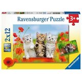 Ravensburger puzzle - Slatke mace - 2x12 delova Cene