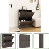The Living Store Omarica za čevlje z 2 vrati siva sonoma hrast 59x24x74 cm - Omarica Za Čevlje, (21744553) | Shoptok.si