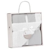 Interbaby Dvostrana Dekica 110x80 Honeycomb Grey | shoptok.hr