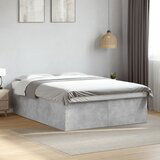 Maison Chic Posteljni okvir - Dvoposteljna postelja - Zakonska postelja betonsko siv 160x200 cm inženirski les-J3181, (21759752) | Shoptok.si