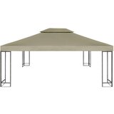  Nadomestna streha za paviljon 310 g/m² bež 3x4 m, (20580625) | Shoptok.si