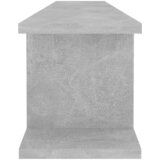  Zidne police 2 kom boja betona 105x18x20 cm konstruirano drvo | shoptok.hr