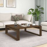  Stolić za kavu boja hrasta 100x100x35 cm od konstruiranog drva | shoptok.hr