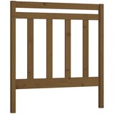 Maison Chic posteljno vzglavje - vzglavna omarica - nočna omarica medeno rjavo 106x4x100 cm trdna borovina, (21707492) | Shoptok.si