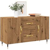  Komoda artisan hrast 100x36x60 cm inženirski les Cene