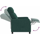  Fotelja s nagibom Tamnozelena Tkanina | shoptok.hr