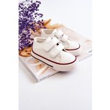 Boto Children's Leather Sneakers With Velcro White Foster | Shoptok.si