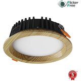  APLED - LED ugradno svetlo RONDO WOODLINE LED/6W/230V 4000K prečnik 15 cm masivna borovina | Eponuda.com
