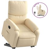  Naslanjač s funkcijo vstajanja krem blago, (20926529) | Shoptok.si