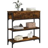  Konzolni stol boja hrasta 72,5 x 25 x 75 cm konstruirano drvo | Eponuda.com