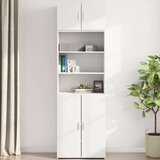 vidaXL Stenska omarica bela 70x42,5x40 cm inženirski les | Shoptok.si