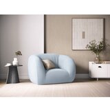 Cosmopolitan Design Svetlo moder fotelj iz tkanine bouclé Essen – | Shoptok.si