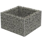 Furnova Visoka greda gabion pocinkano jeklo 90x90x50 cm, (21921093) | Shoptok.si