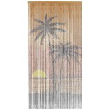 vidaXL Zavjesa za vrata protiv insekata Otisak palme 90x220 cm bambus | shoptok.hr