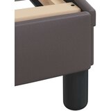  Postelja z vzmetnico siva 140x200 cm umetno usnje | Shoptok.si