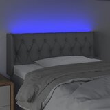  LED uzglavlje svjetlosivo 93x16x78/88 cm od tkanine | Eponuda.com