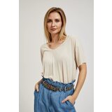 Moodo Women's T-shirt - light beige | Shoptok.si