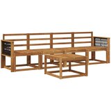 vidaXL Zunanja garnitura za sedenje 4 pcs Naravna Masiven les akacije, (5000282055) Cene