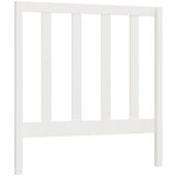Maison Chic posteljno vzglavje - vzglavna omarica - nočna omarica belo 96x4x100 cm trdna borovina, (21705949) Cene