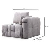 Atelier Del Sofa amaris 2 seater light grey 2-seat sofa | ePonuda.com