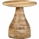 vidaXL Stranska mizica Ø40x40 cm Masivni les Mango Cene
