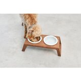 MiaCara Set posuda s postoljem za pse Desco Walnut S – | shoptok.hr