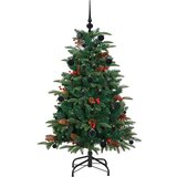 vidaXL Umestno božično drevo Zelena 150 cm PVC, kovina in plastika | Shoptok.si