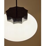 Kave Home Bijela/crna metalna viseća svjetiljka sa staklenim sjenilom ø 26 cm Idela – | shoptok.hr