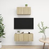 vidaXL 2-dijelni set TV ormarića boja hrasta sonome od iverice Cijene