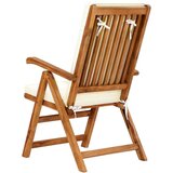 vidaXL 5-dijelni vrtni blagovaonski set s jastucima masivna tikovina | shoptok.hr