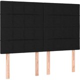  Box spring postelja z vzmetnico črna 140x200 cm blago, (20897156) | Shoptok.si