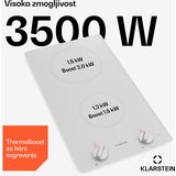 Klarstein Kochheld indukcijska ploča za kuhanje | Elegantna i snažna | 2 zone za kuhanje | 3500 W | 30 cm | shoptok.hr