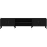 vidaXL TV omara Črni hrast Inženirski les 180 x 31.5 x 40 cm | Shoptok.si