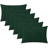  Presvlaka za jastuk 6 pcs HEERLEN Tamnozelena 50 x 70 cm Baršun | shoptok.hr