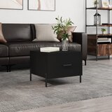 The Living Store Klubska mizica črna 50x50x40 cm inženirski les - Klubska Mizica, (21574775) | Shoptok.si