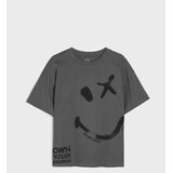 Sinsay Pamučna oversize majica s printom SmileyWorld&amp;reg; Slike