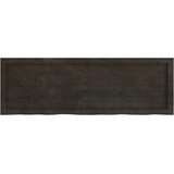  Kupaonska radna ploča tamnosmeđa 120x40x(2-6) cm tretirano drvo | Eponuda.com