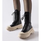 Gemre Black workers with thick beige sole Crosia Cene