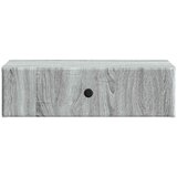 Stolna Stenska stranska miza Siva Sonoma 59 x 34,5 x 17 cm, (5000232393) | Shoptok.si
